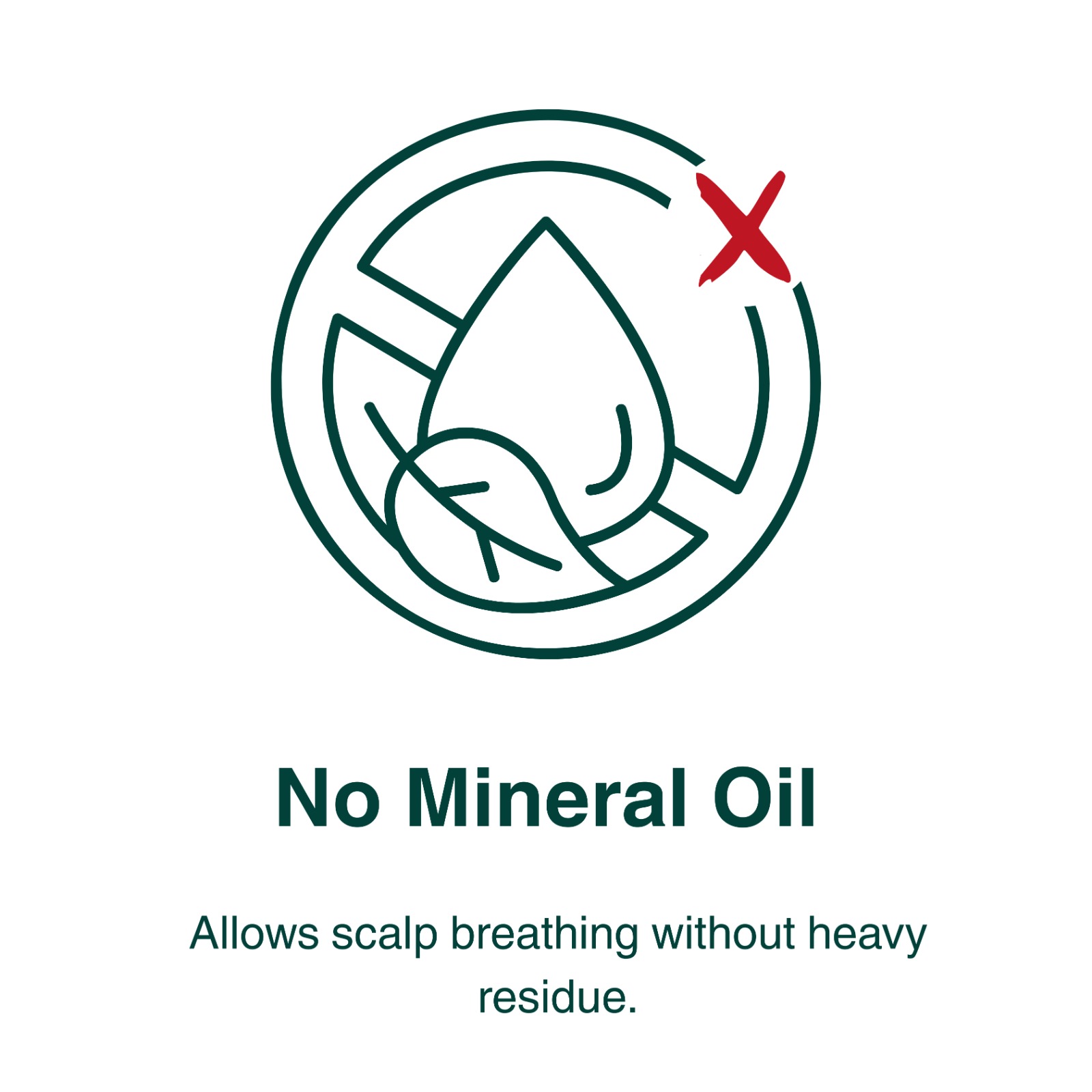 No mineral oil